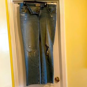 Ripped American Eagle jeans size 34/32 bootcut
